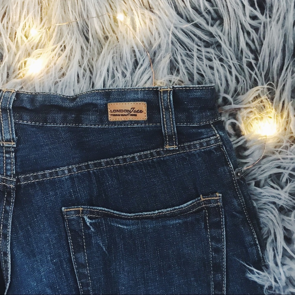 Y2K LONDONJEAN Wide Leg Denim | Size 2